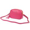 Pierre Cardin 4500 FTT magenta női bőr válltáska 23.5 x 16.5 x 9 cm