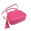 Pierre Cardin 4500 FTT magenta női bőr válltáska 23.5 x 16.5 x 9 cm