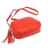 Pierre Cardin 4500 FTT piros női bőr válltáska 23.5 x 16.5 x 9 cm