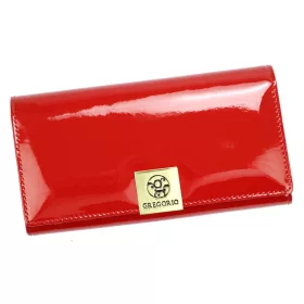   Gregorio LS-102 piros női bőr pénztárca 18.5 x 10 x 3.5 cm