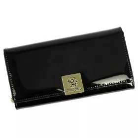   Gregorio LS-106 fekete női bőr pénztárca 19 x 10 x 3.5 cm