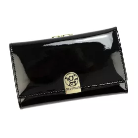   Gregorio LS-108 fekete női bőr pénztárca 14.5 x 9 x 3.8 cm
