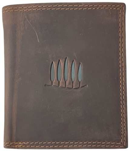 Giorgio Carelli motívumos, bőr pénztárca, RFID védelemmel 10 x 8,5 cm