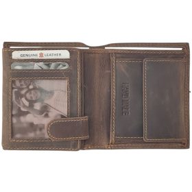   Giorgio Carelli motívumos, bőr pénztárca, RFID védelemmel 10 x 8,5 cm