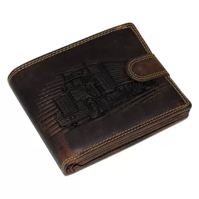   Giorgio Carelli bőr pénztárca kamion motívummal, RFID védelemmel