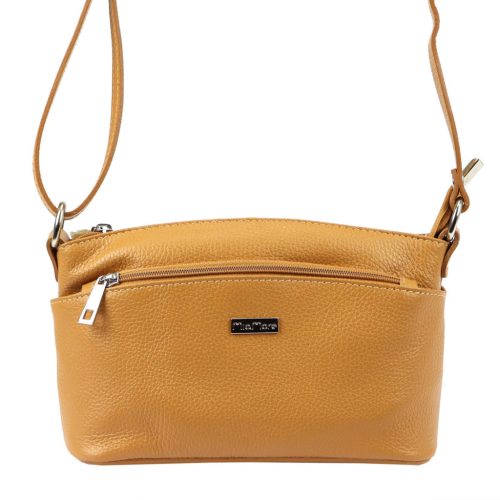 MiaMore 01-013 konyak női bőr válltáska 24 x 16 x 11 cm 