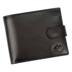   EL FORREST 875-67 RFID fekete férfi bőr pénztárca 12.5 x 10 x 3 cm