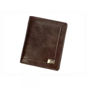   Rovicky PC-028-BAR RFID barna férfi bőr pénztárca 8,5 x 10,3 cm
