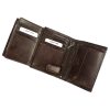 Rovicky PC-101-BAR RFID barna férfi bőr pénztárca 9,8 x 13 cm