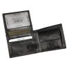 Rovicky CPR-021-BAR RFID fekete férfi bőr pénztárca 11 x 8.8 x 2.2 cm
