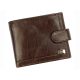 Rovicky CPR-022-BAR RFID barna férfi bőr pénztárca 11 x 9.5 x 2 cm