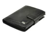 Rovicky PC-102L-BAR RFID barna férfi bőr pénztárca 10.5 x 12.5 x 2.5 cm