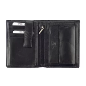   Rovicky PC-104-BAR RFID barna férfi bőr pénztárca 9,5 x 13  cm