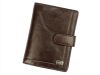 Rovicky PC-104L-BAR RFID barna férfi bőr pénztárca 13 x 10 cm