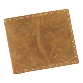   Wild N992-CHM-NL RFID világosbarna férfi bőr pénztárca 12.5 x 10.3 x 2.5 cm
