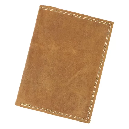 Wild N4-CHM-NL RFID konyakbarna férfi bőr pénztárca 10 x 13.5 x 2.5 cm