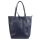 MiaMore 01-014 Z sötétkék női bőr válltáska 40 x 38 x 13 cm