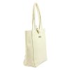 MiaMore 01-014 Z krém női bőr válltáska 40 x 38 x 13 cm