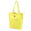 MiaMore 01-014 Z sárga női bőr válltáska 40 x 38 x 13 cm