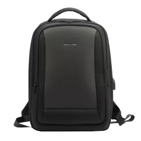   Pierre Cardin 4446-3 ALAN04 LAPTOP férfi fekete hátizsák 33 x 46 x 18 cm