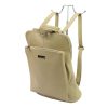 MiaMore 01-015 olasz bézs női bőr hátizsák 30 x 37 x 15 cm
