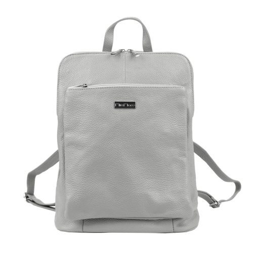 MiaMore 01-015 taupe női bőr hátizsák 30 x 37 x 15 cm