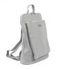 MiaMore 01-015 taupe női bőr hátizsák 30 x 37 x 15 cm