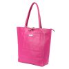 MiaMore 01-014 Z magenta női bőr válltáska 40 x 38 x 13 cm