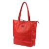 MiaMore 01-014 Z piros női bőr válltáska 40 x 38 x 13 cm