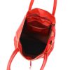 MiaMore 01-014 Z piros női bőr válltáska 40 x 38 x 13 cm