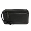 Pierre Cardin YS12 28001 fekete férfi marhabőr övtáska 22 x 14 x 8 cm