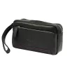 Pierre Cardin YS12 28001 fekete férfi marhabőr övtáska 22 x 14 x 8 cm