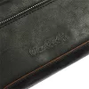 Pierre Cardin YS12 28001 fekete férfi marhabőr övtáska 22 x 14 x 8 cm