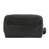 Pierre Cardin YS12 fekete-piros férfi bőr autóstáska 24 x 14 x 5 cm