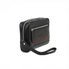 Pierre Cardin YS12 fekete-piros férfi bőr autóstáska 24 x 14 x 5 cm