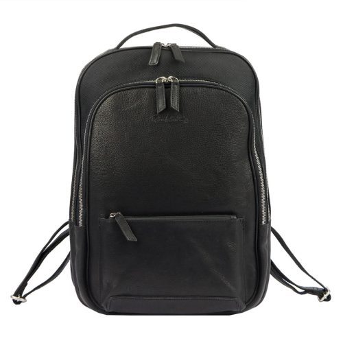 Pierre Cardin YS12 28010 fekete bőr hátizsák 31 x 42 x 15 cm