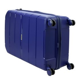   Jony Z01 x4-16 Z kék 4 db-os keményfalú bőrönd szett, kozmetikai táskával