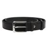 Pierre Cardin GF 9033 fekete férfi marhabőr öv