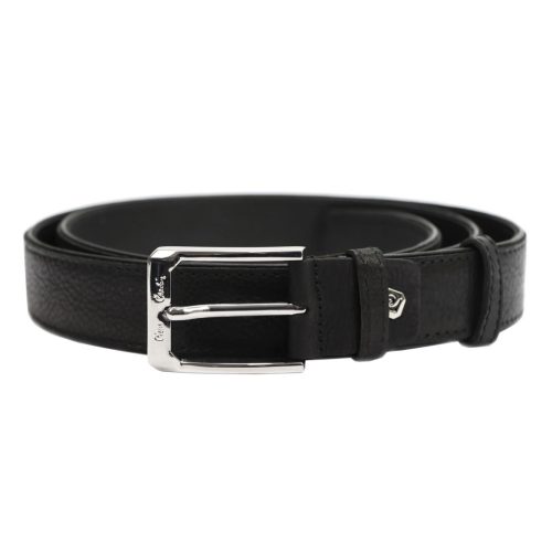 Pierre Cardin GF 9033 fekete férfi marhabőr öv