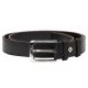 Pierre Cardin GF 9033 fekete férfi marhabőr öv