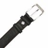 Pierre Cardin GF 9033 fekete férfi marhabőr öv
