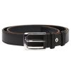 Pierre Cardin GF 9033 fekete férfi marhabőr öv