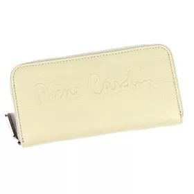   Pierre Cardin FN 8822   bézs női bőr pénztárca 19,5 x 9,5 cm