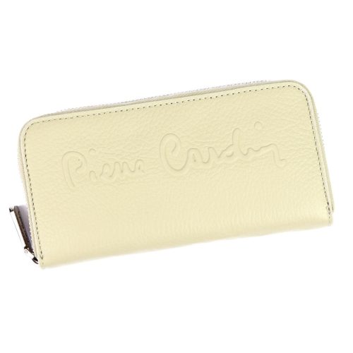 Pierre Cardin FN 8822   bézs női bőr pénztárca 19,5 x 9,5 cm