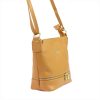 MiaMore 01-019 DOLLARO barna női bőr válltáska, oldaltáska 26 x 21 x 11 cm