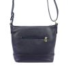 MiaMore 01-019 navy kék női bőr válltáska, oldaltáska 26 x 21 x 11 cm