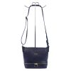 MiaMore 01-019 navy kék női bőr válltáska, oldaltáska 26 x 21 x 11 cm
