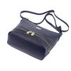MiaMore 01-019 navy kék női bőr válltáska, oldaltáska 26 x 21 x 11 cm