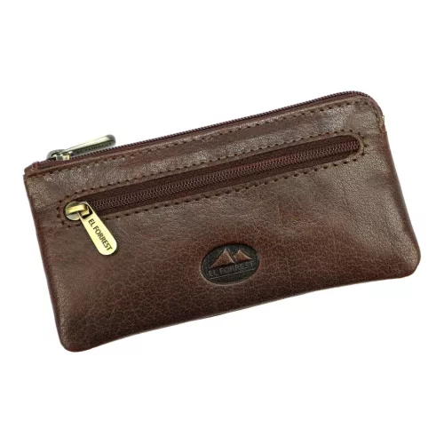 EL FORREST 990-22 barna bőr kulcstartó 15 x 7.5 x 1.5 cm