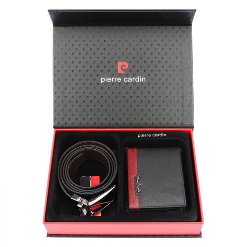 Pierre Cardin ZG-79 férfi marhabőr ajándék szett 25.5 x 19.5 x 5.5 cm